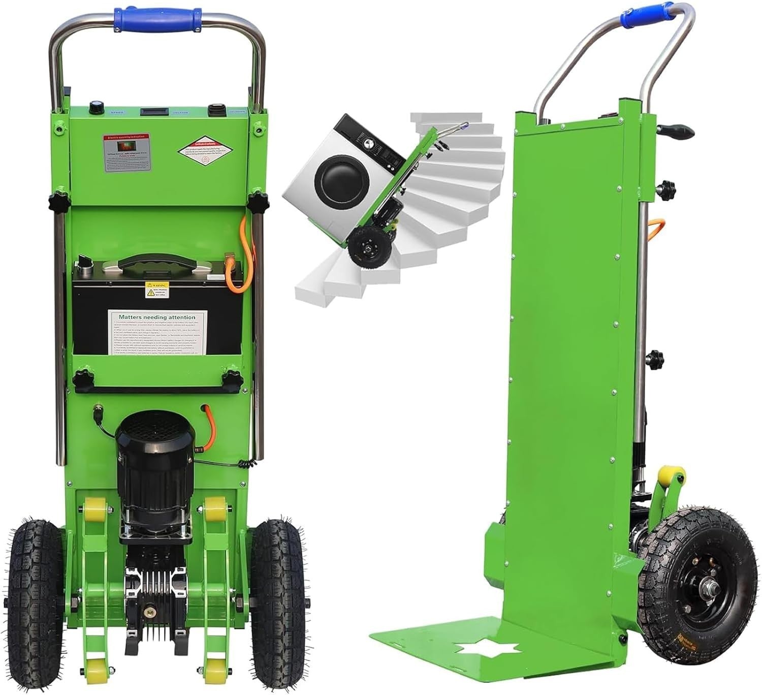 Electric Stair Climber Hand Truck 900lbs Load Brushless Motor Heavy Duty