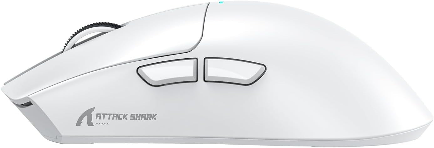 Wireless Gaming Mouse 22000 DPI RGB Dock BT 2.4G USB White