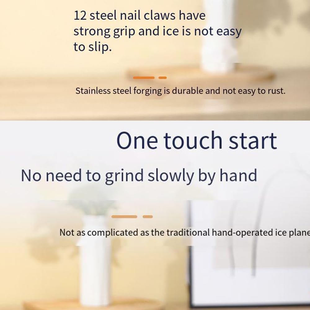 Electric Ice Crusher Shaved Ice Maker Snow Cone Slushie Machine