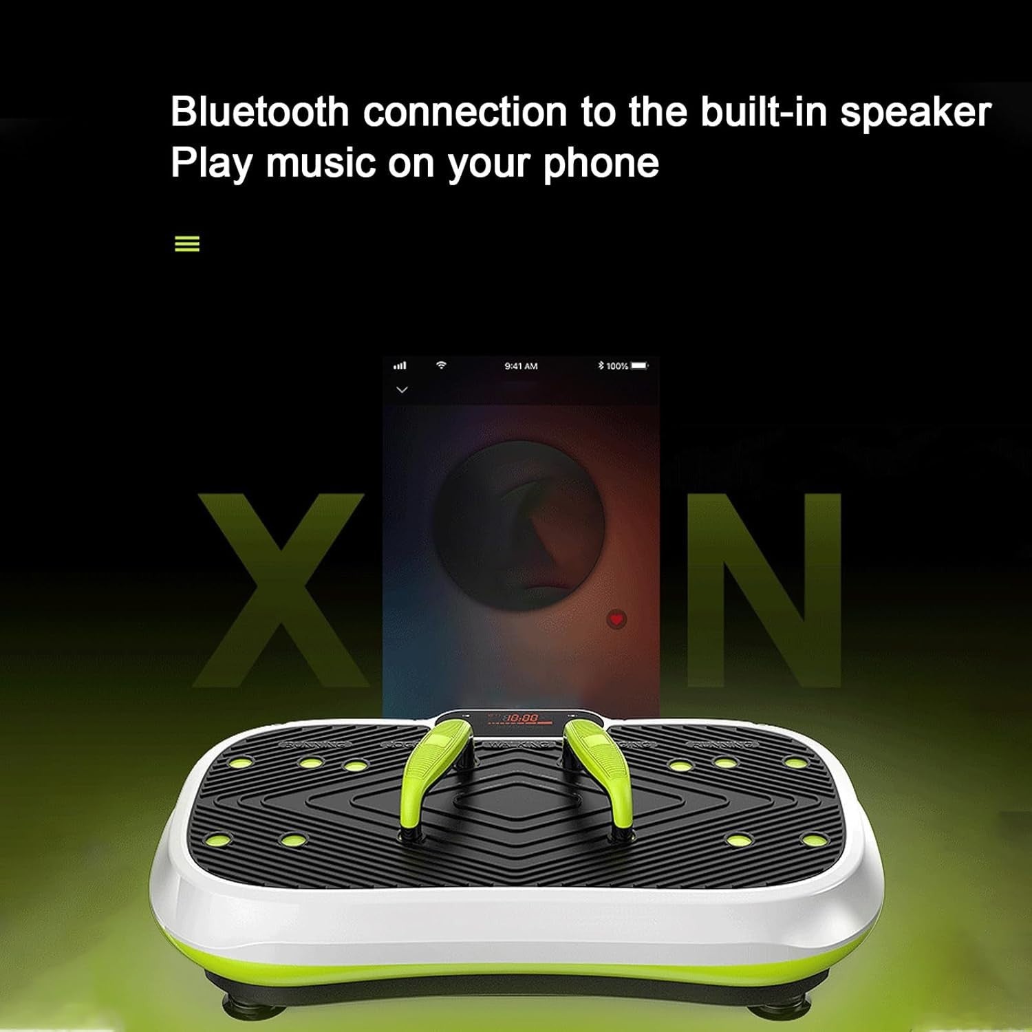 Vibration Plate Exercise Machine Whole Body Workout Bluetooth 150 Levels
