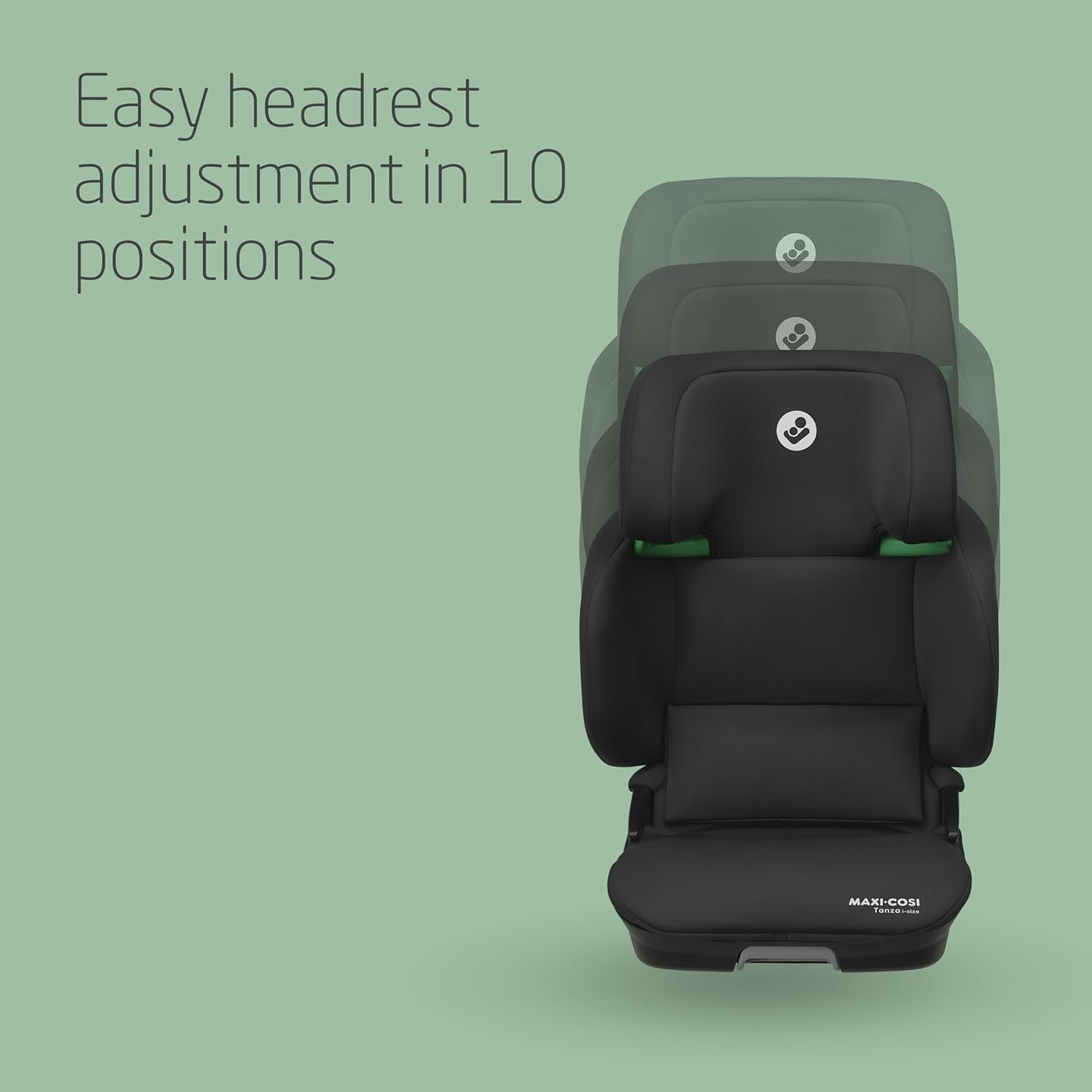 High Back Booster Car Seat i-Size Safety Adjustable Headrest Kids 3–12Y
