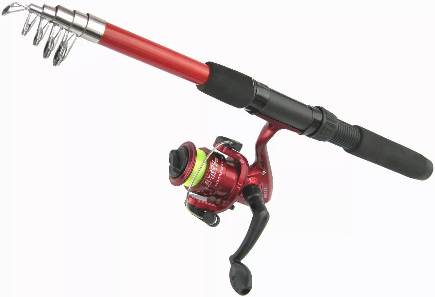 Junior Beginners Fishing Kit Set Rod Reel Tackle Stool Rucksack Bait Box