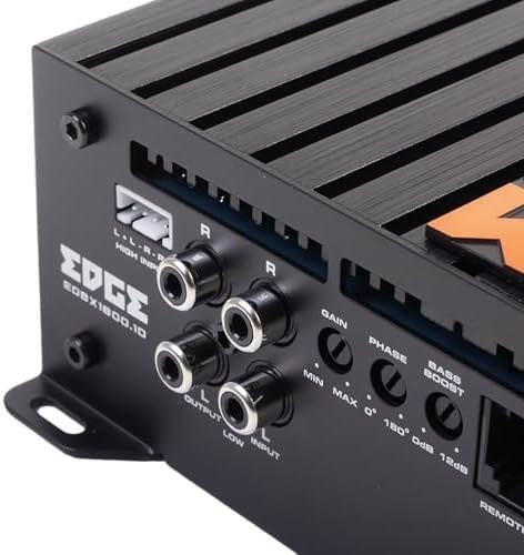EDBX1800.1D-E4 Monoblock Subwoofer Amp 1800W RMS 3600W Max Car Truck