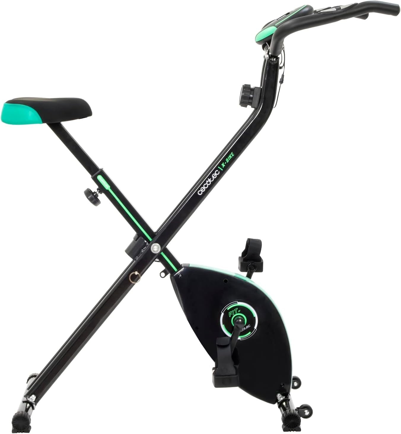 Foldable Magnetic Exercise Bike Pulse Sensors & 8 Resistance Levels
