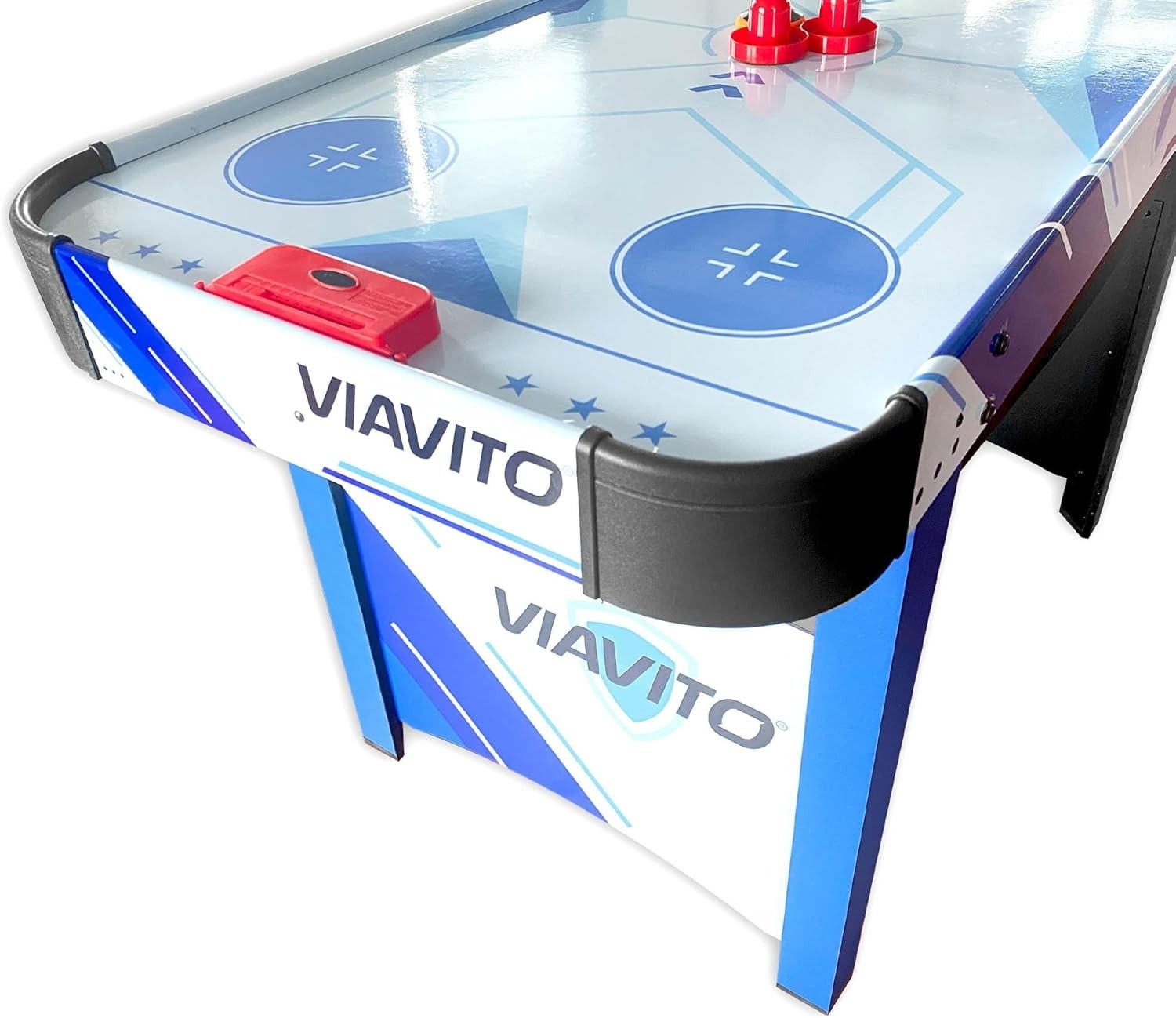 4FT Air Hockey Table Arcade Style High Gloss Playfield Kids Family Game