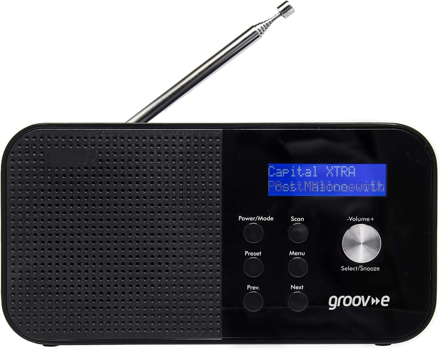 Portable DAB FM Radio Bluetooth Alarm LCD 20 Presets