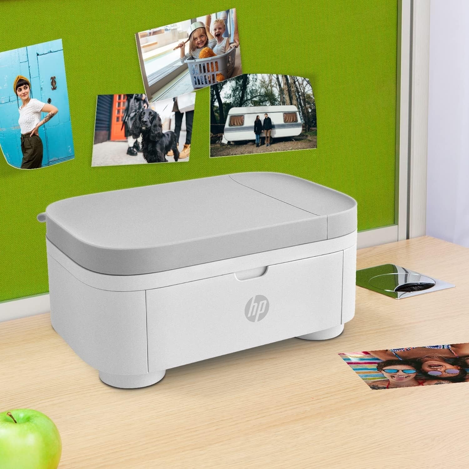 White 4x6 Wireless Instant Photo Printer Dye Sublimation Portable