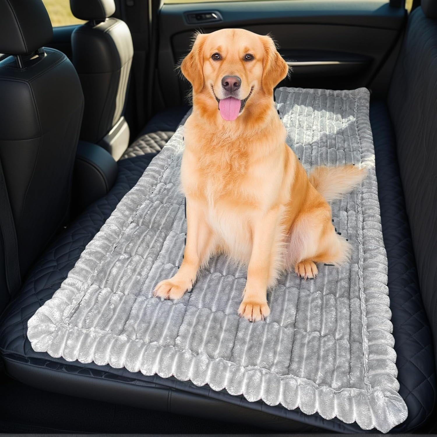 Dog Car Back Seat Bed Mat Non Slip Travel Pet Blanket 138x63cm