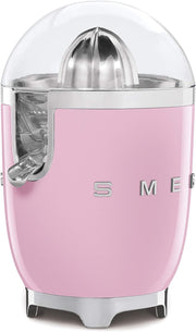 Retro Electric Citrus Juicer Auto Start Drip Free Spout Compact Pink