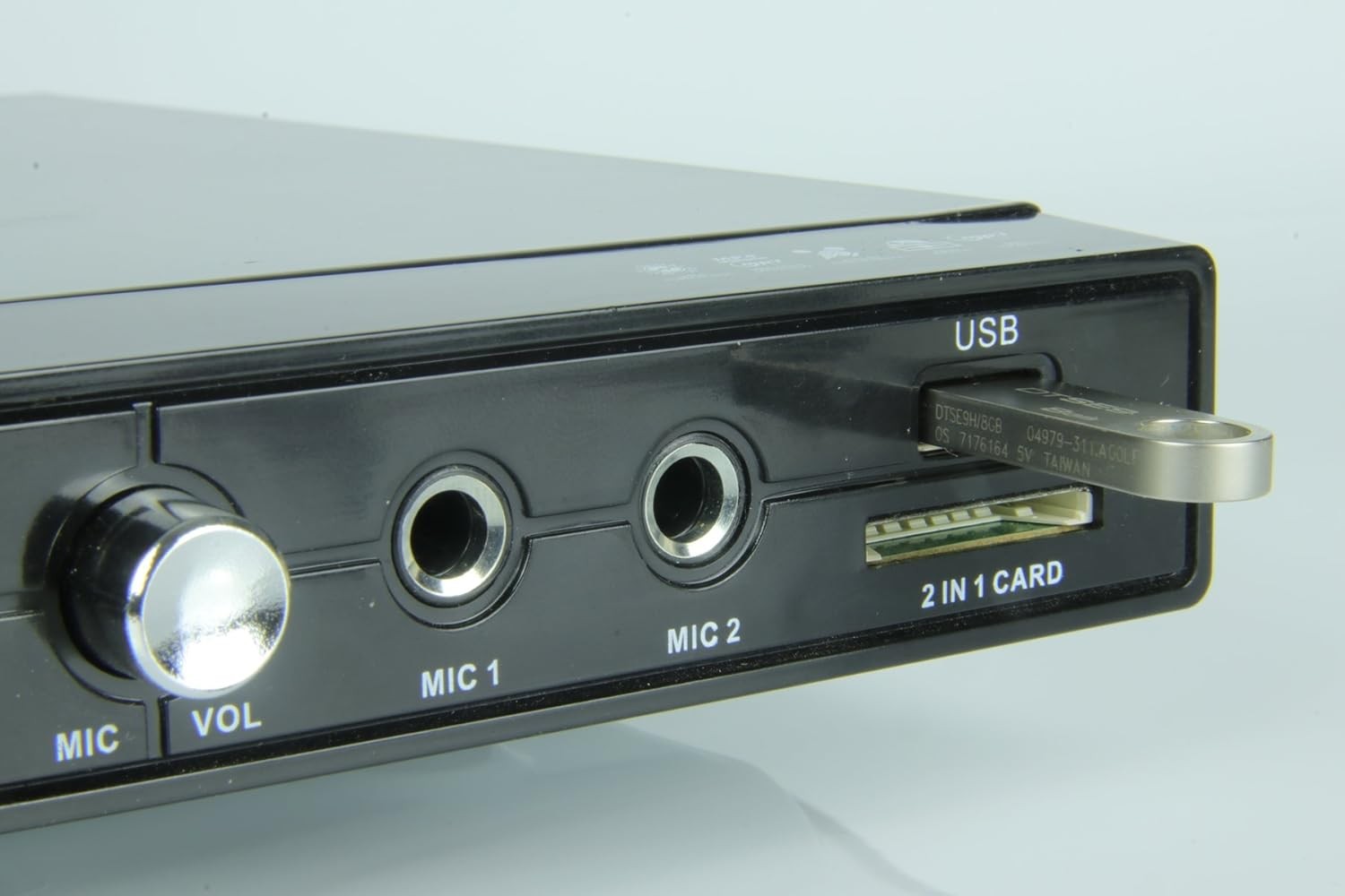 Karaoke Machine CDG DVD Player HDMI USB Record 2 Mics