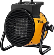Portable Electric Heater 2000W Ceramic Fan Fast Heat Adjustable Thermostat