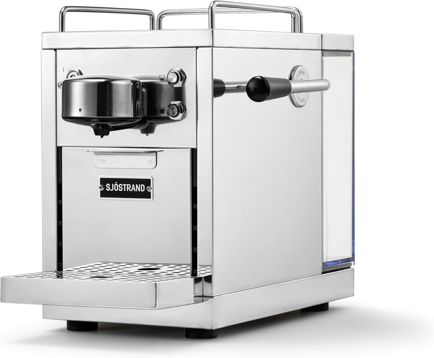 Stainless Steel Capsule Coffee Machine | 19-Bar Pressure, 1.2L Tank Size