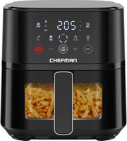 Digital Air Fryer 3.75L | Touch Control, Window View, 4 Presets, Non-Stick