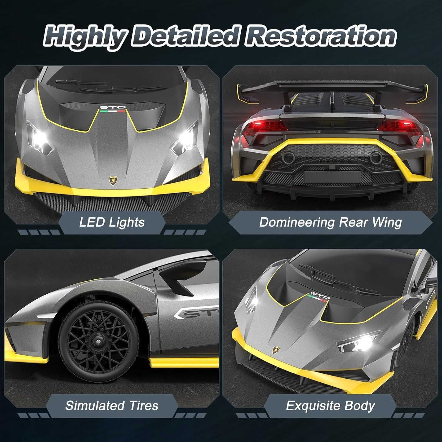 RC Drift Car 1:18 4WD 35KM/H High-Speed Remote Control Racing Car