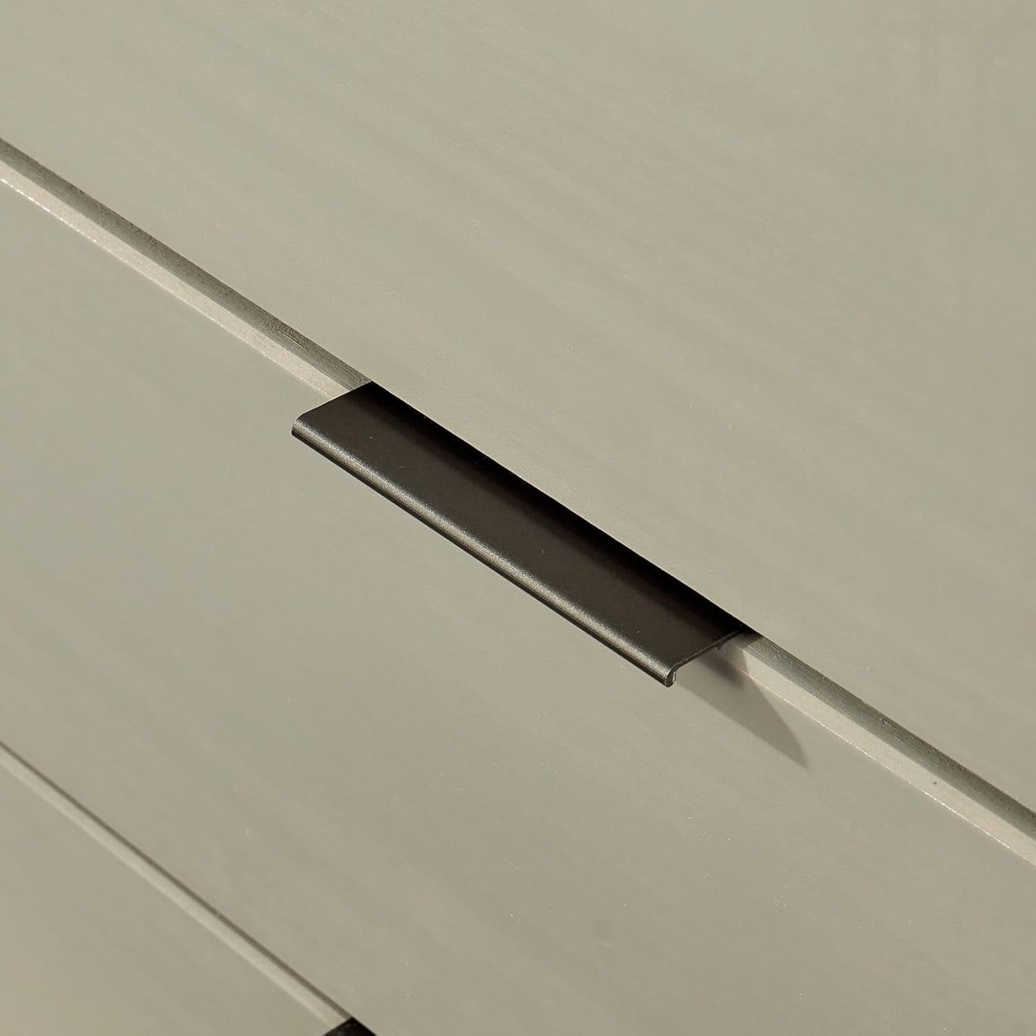 Industrial Grey 6-Drawer Chest Storage Unit - Bedroom, Office, Living Room
