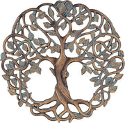 Tree of Life Wall Plaque Celtic Garden Art Rustic Home Decor