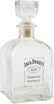 Premium Square Glass Liquor Decanter 750ml Heavyweight Display Gift