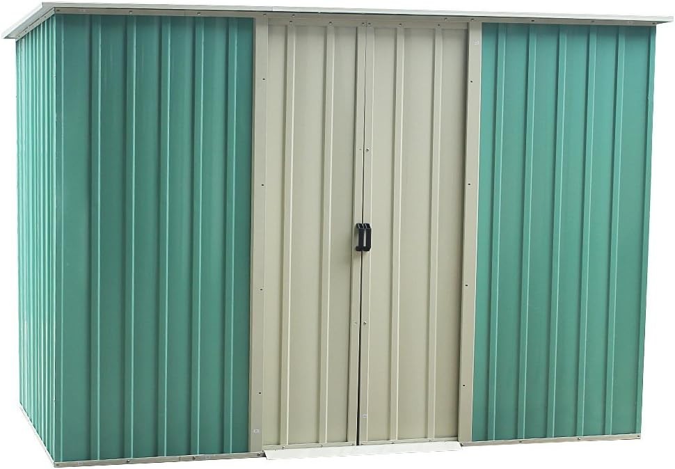 6x4ft Heavy Duty Metal Garden Shed Waterproof Outdoor Storage Lockable House