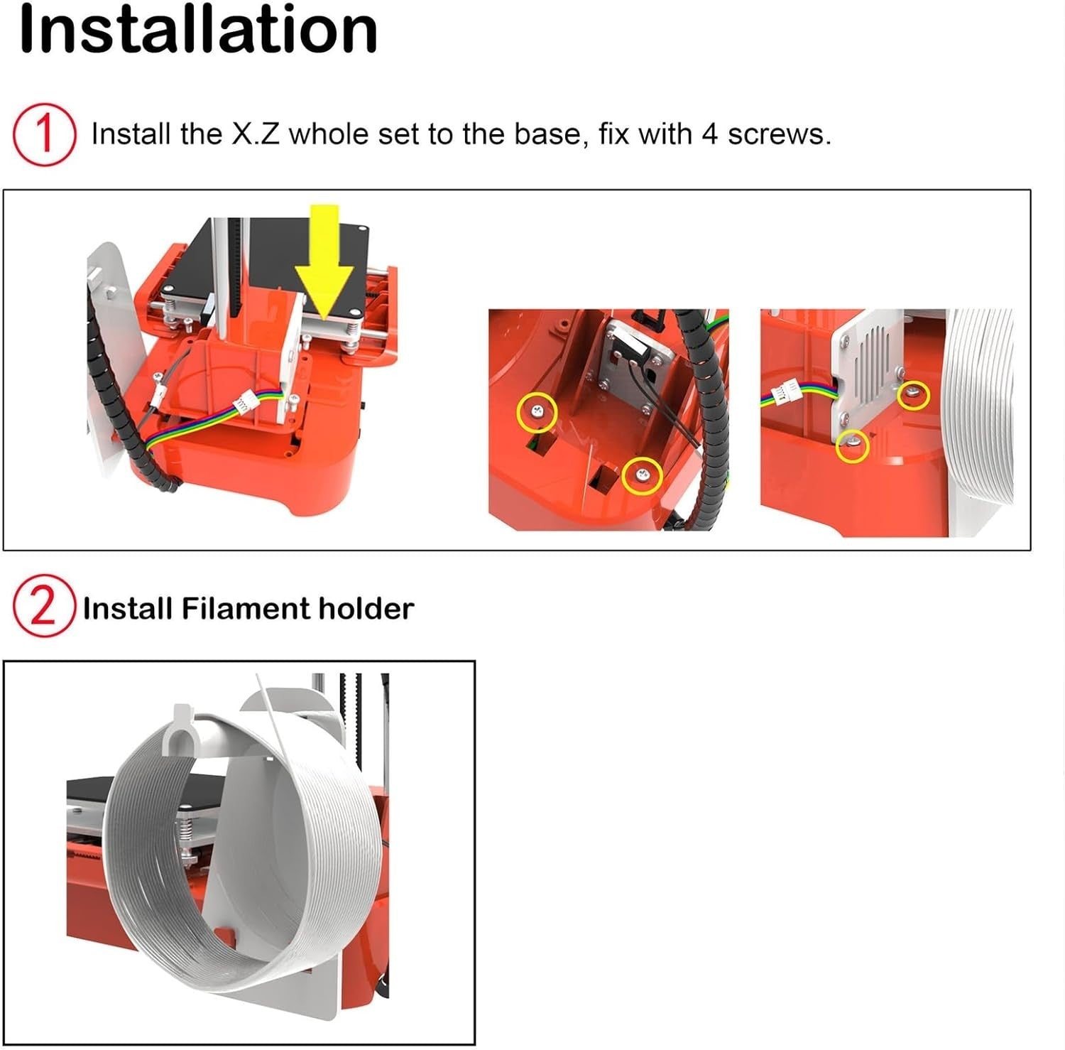 Quiet Mini 3D Printer for Kids Beginners Auto Level One Button PLA