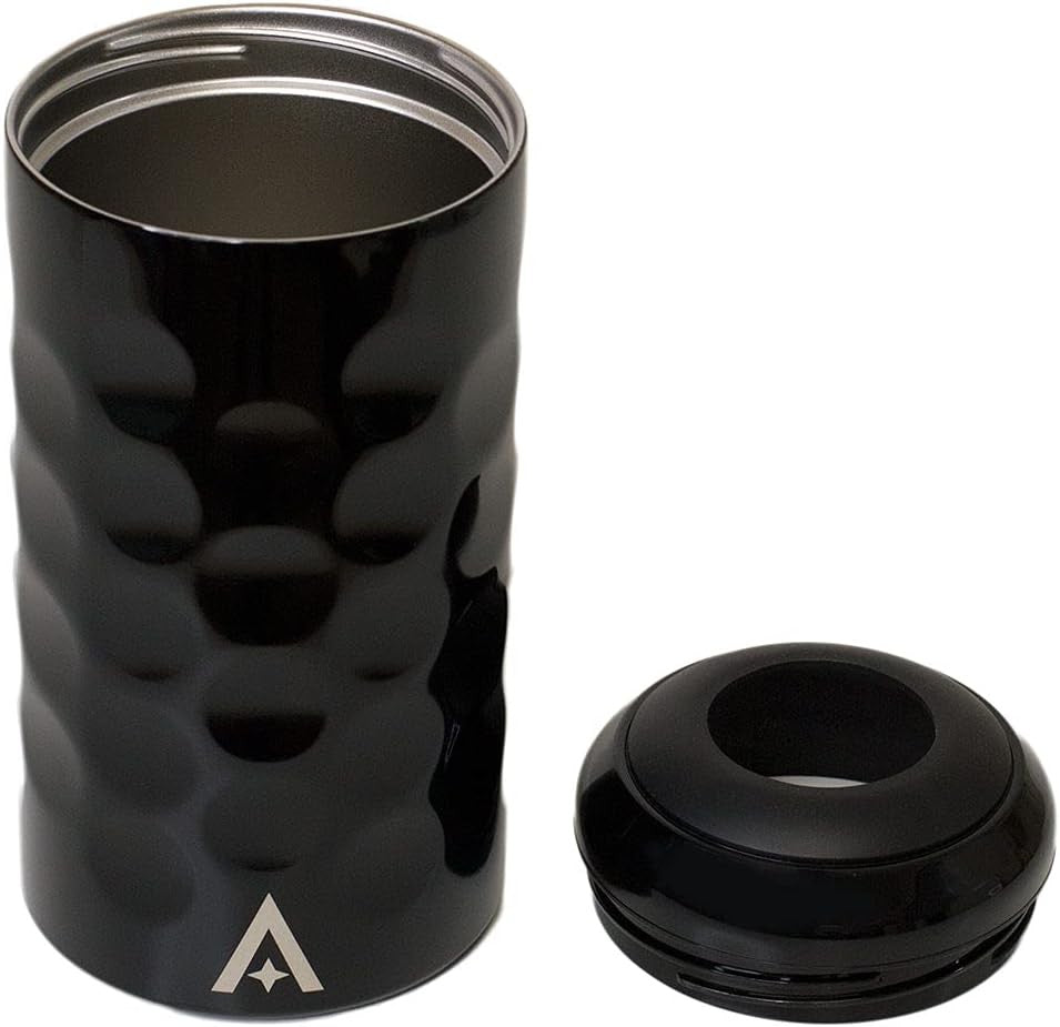 Wine Bottle Cooler Black Stainless Steel Double Wall Vacuum Chiller Gift