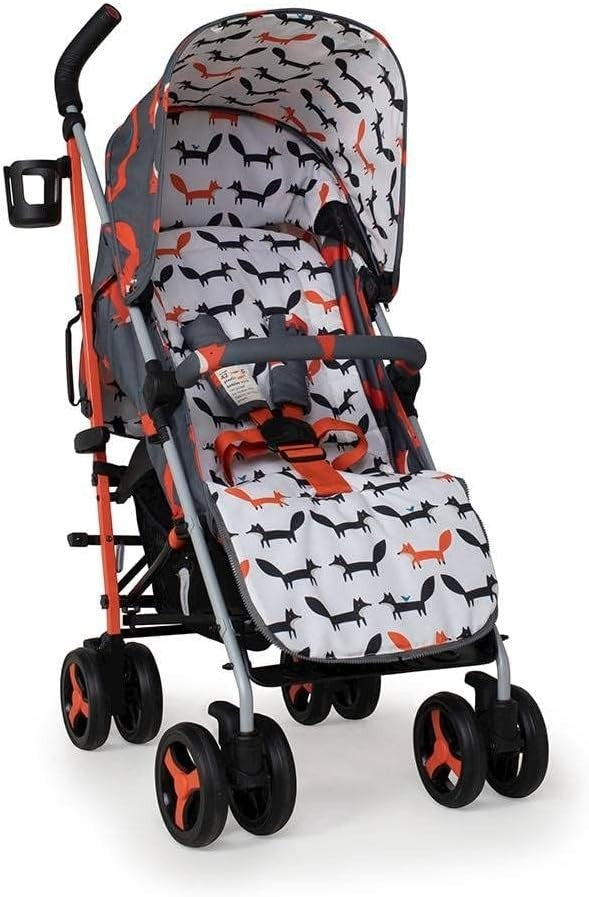Compact Umbrella Baby Stroller 25kg Capacity, Footmuff, One-Hand Fold