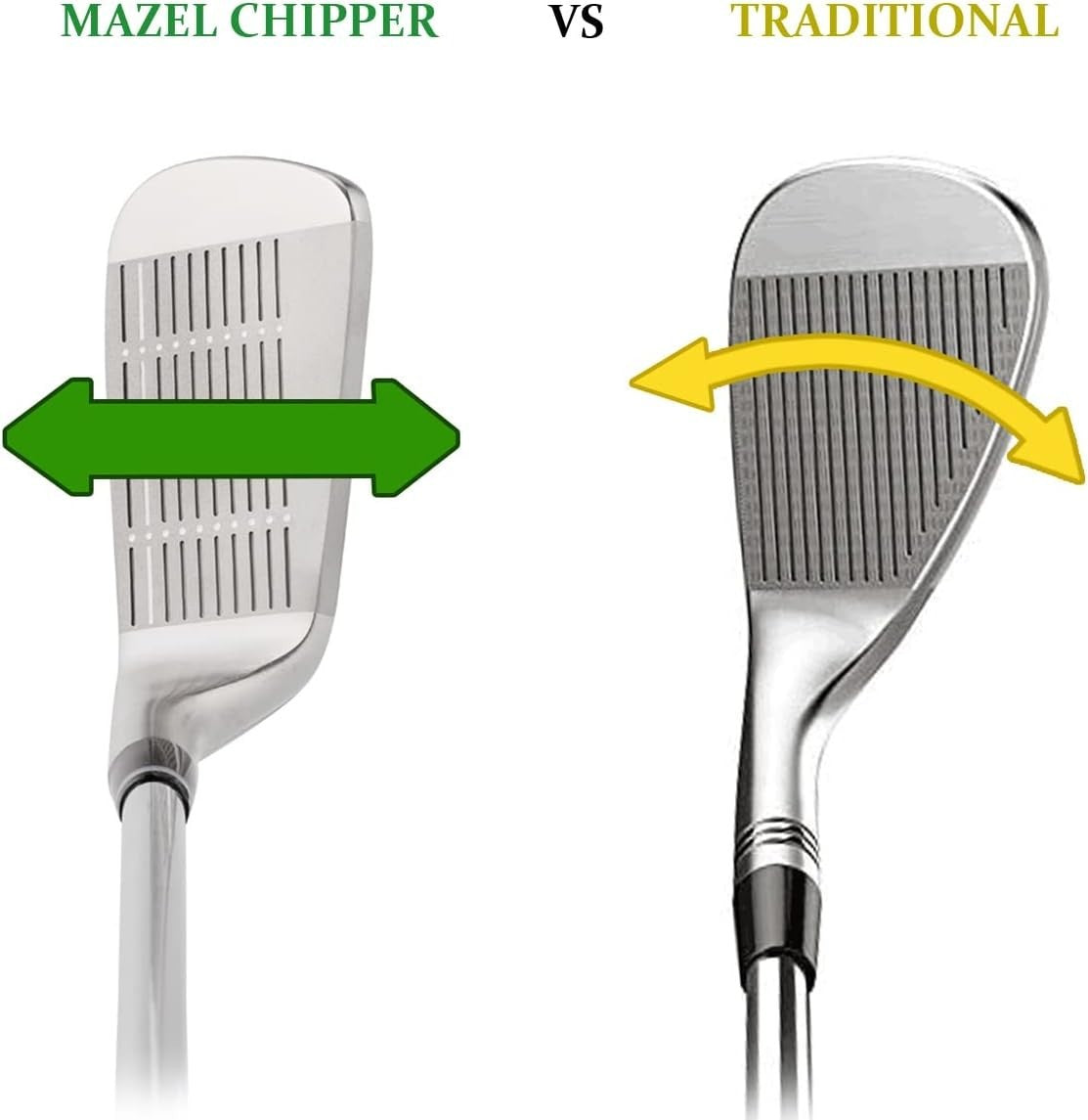 Right Hand Golf Chipper Wedge 45° 35" Wide Sole Easy Control Stiff