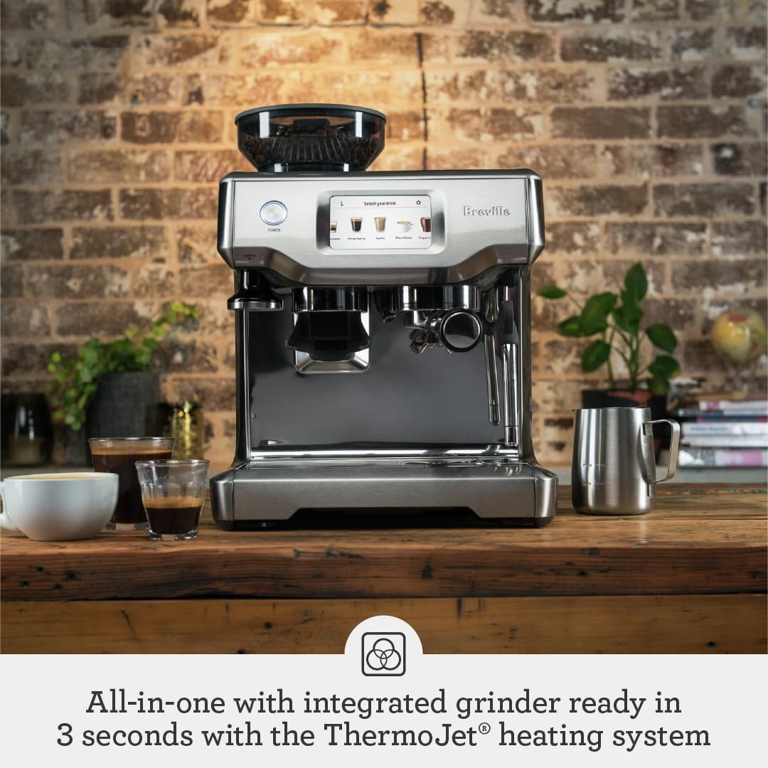 Touch Screen Espresso Coffee Machine | Integrated Grinder | Auto Milk Frother