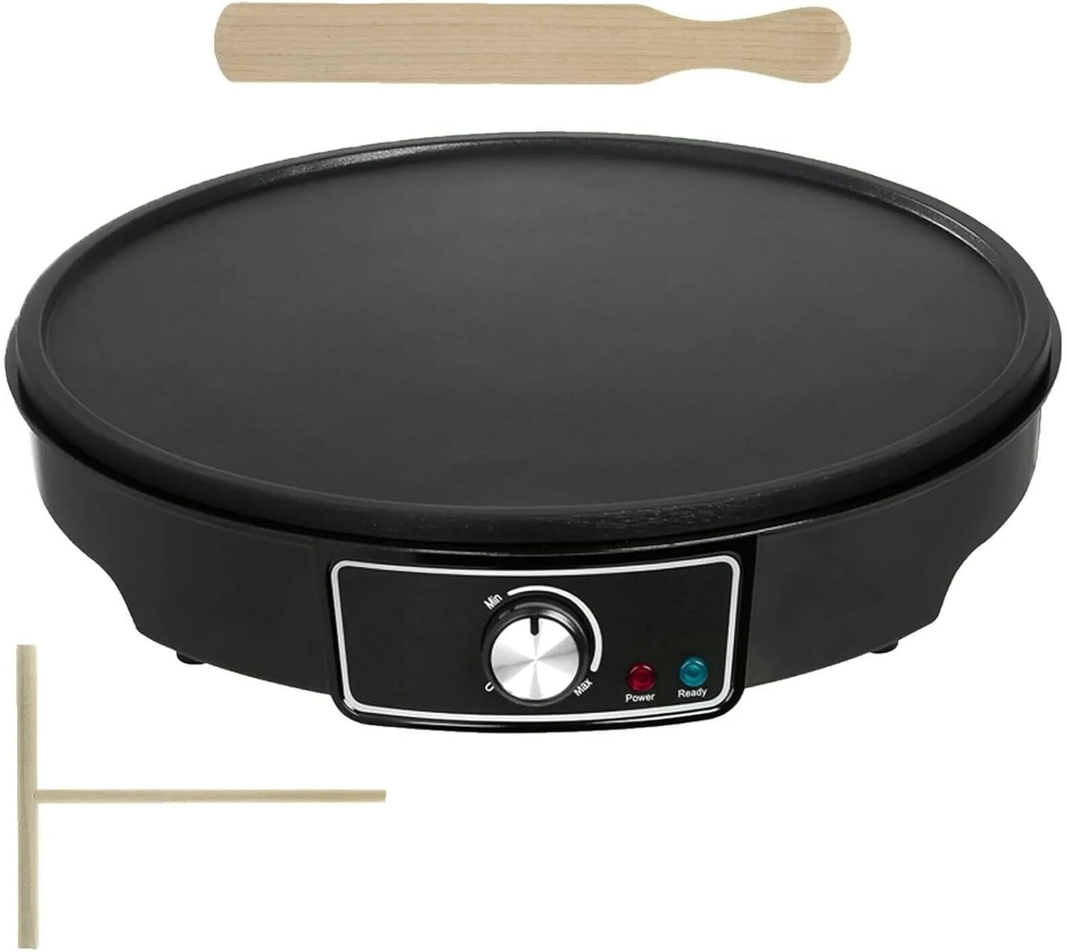 30cm Electric Crepe & Pancake Maker 1000W Non-Stick with Tools