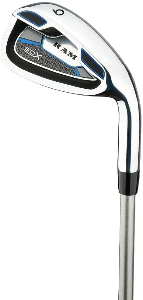 Left Hand Junior Golf Club Set Ages 6–8 Driver Irons Putter Stand Bag