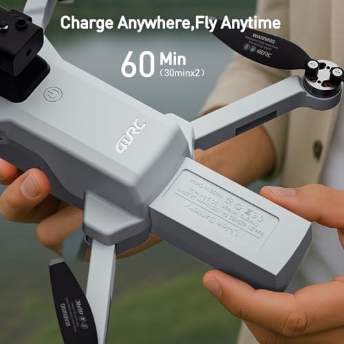 Foldable GPS Drone with Dual HD Cameras, Brushless Motor, Follow Mode