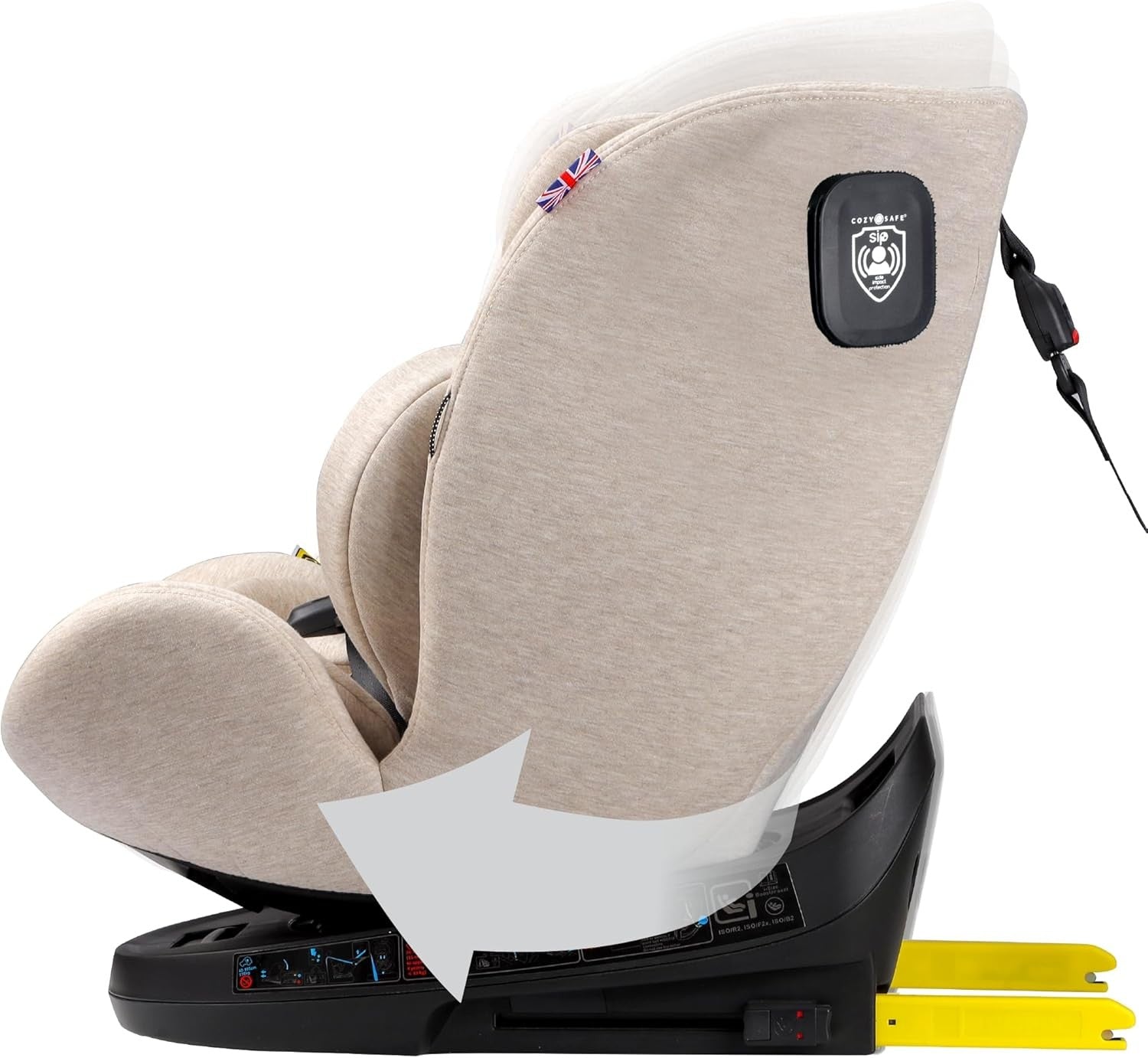 360° Spin i-Size Car Seat ISOFIX Birth–12 Years 40–150cm Side