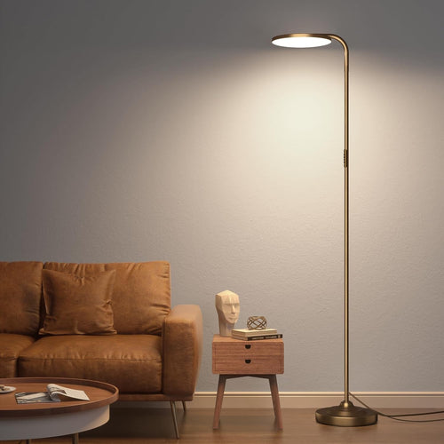 36W LED Floor Lamp Remote Dimmable 350° Rotating Reading Standing