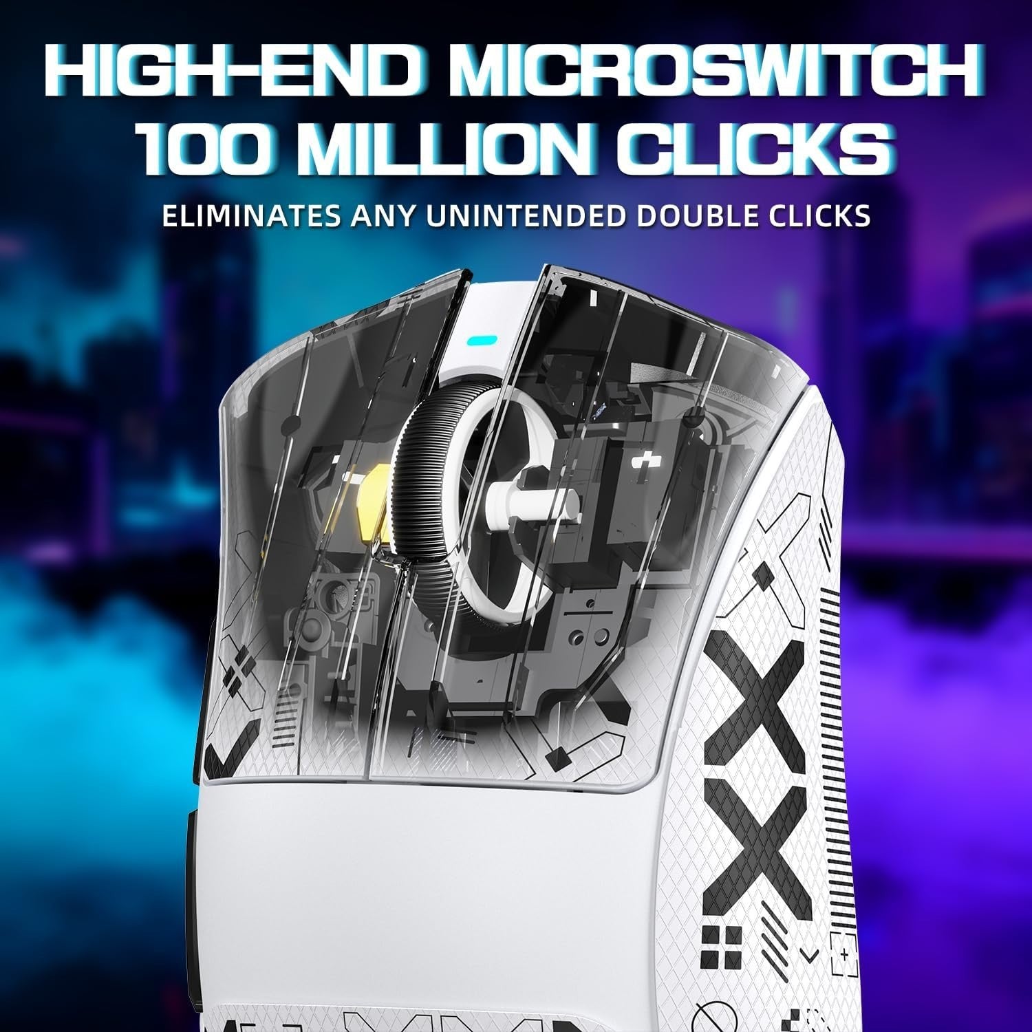 Wireless Gaming Mouse 25000 DPI 65g RGB Dock 100M Clicks