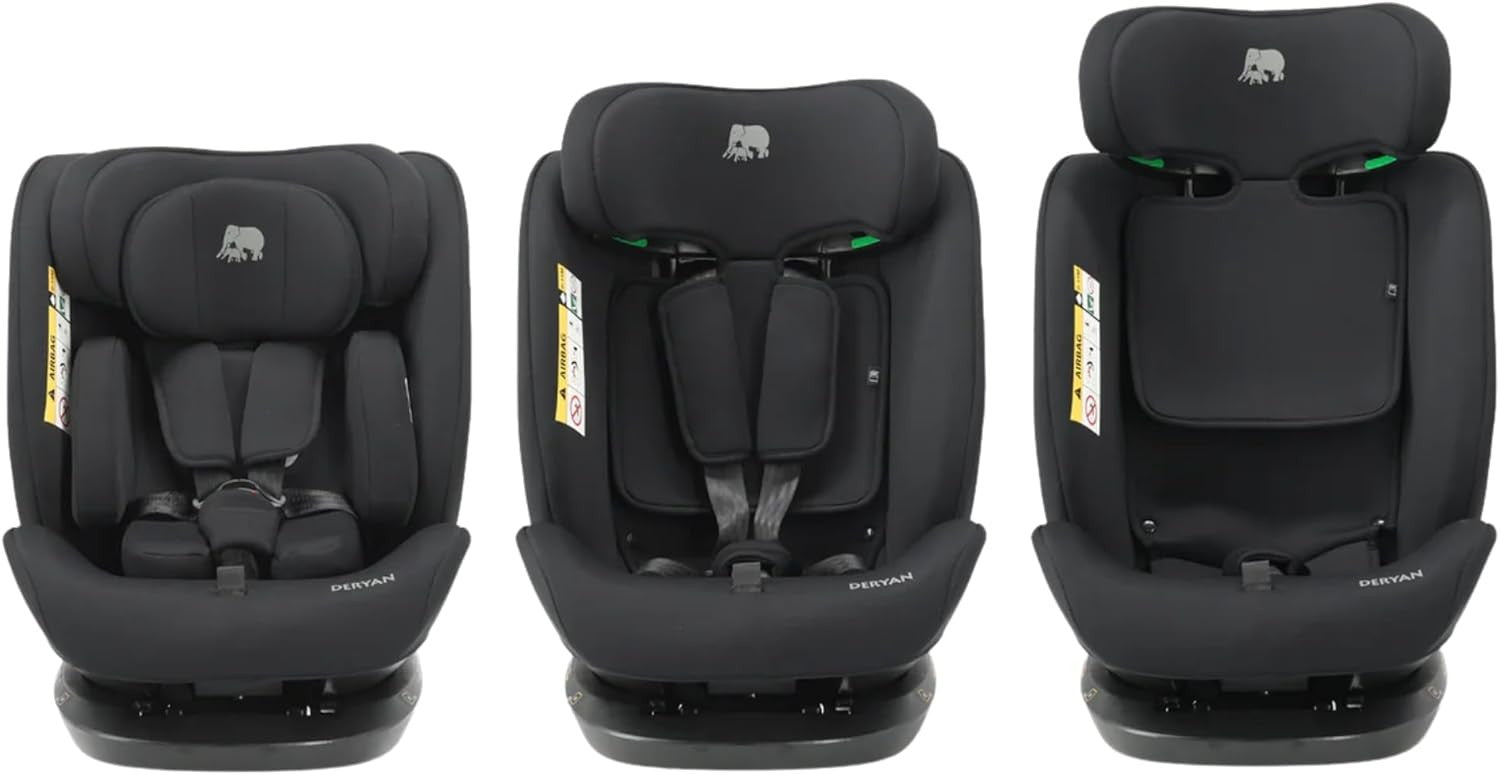 360° Rotating Child Car Seat 0–36kg Group 0 1 2 3 Newborn to 12 Years