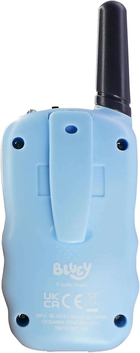 Bluey Walkie Talkies Rechargeable 2 Pack VOX Flashlight Kids Radio