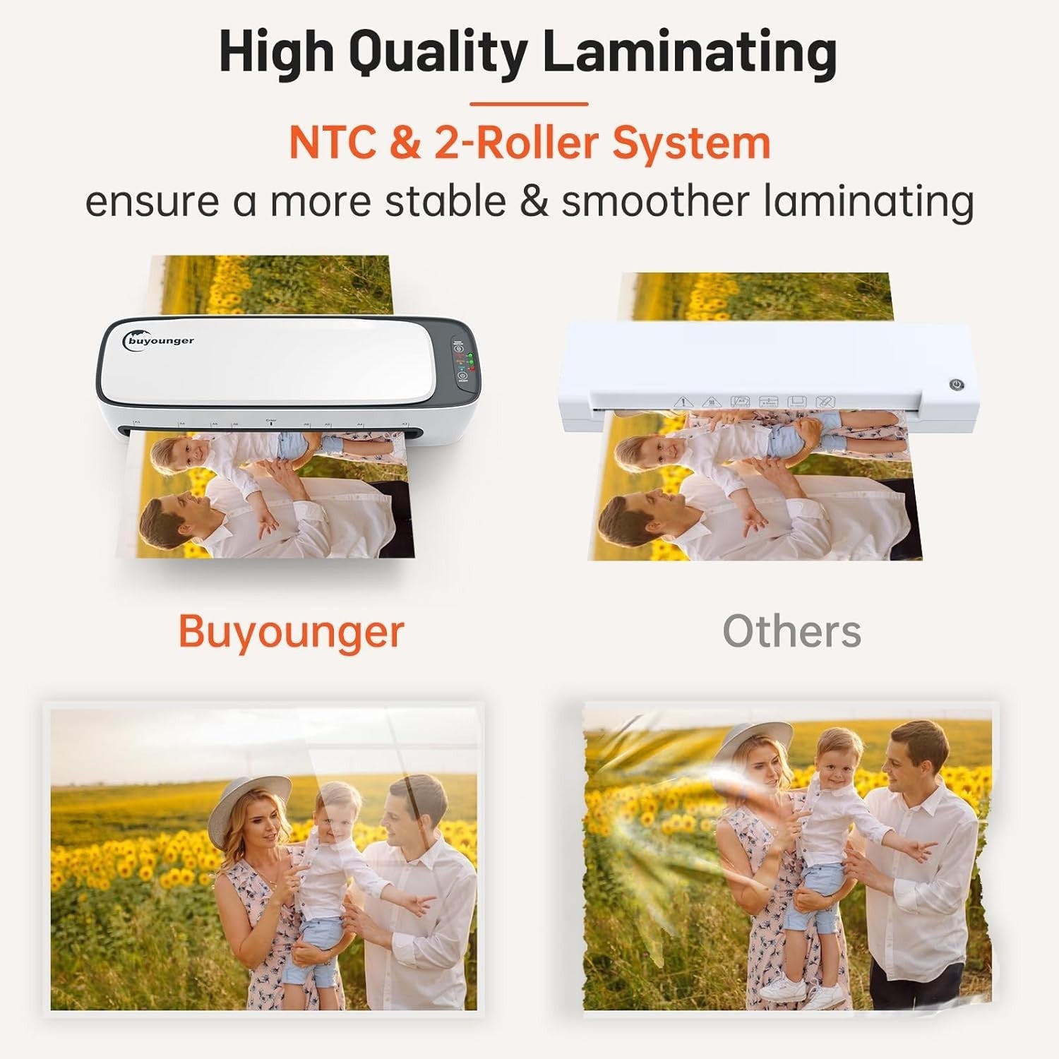 A3 Laminator Machine Hot Cold 60s Warm Up 13 Inch 5-in-1 + 25 Pouches