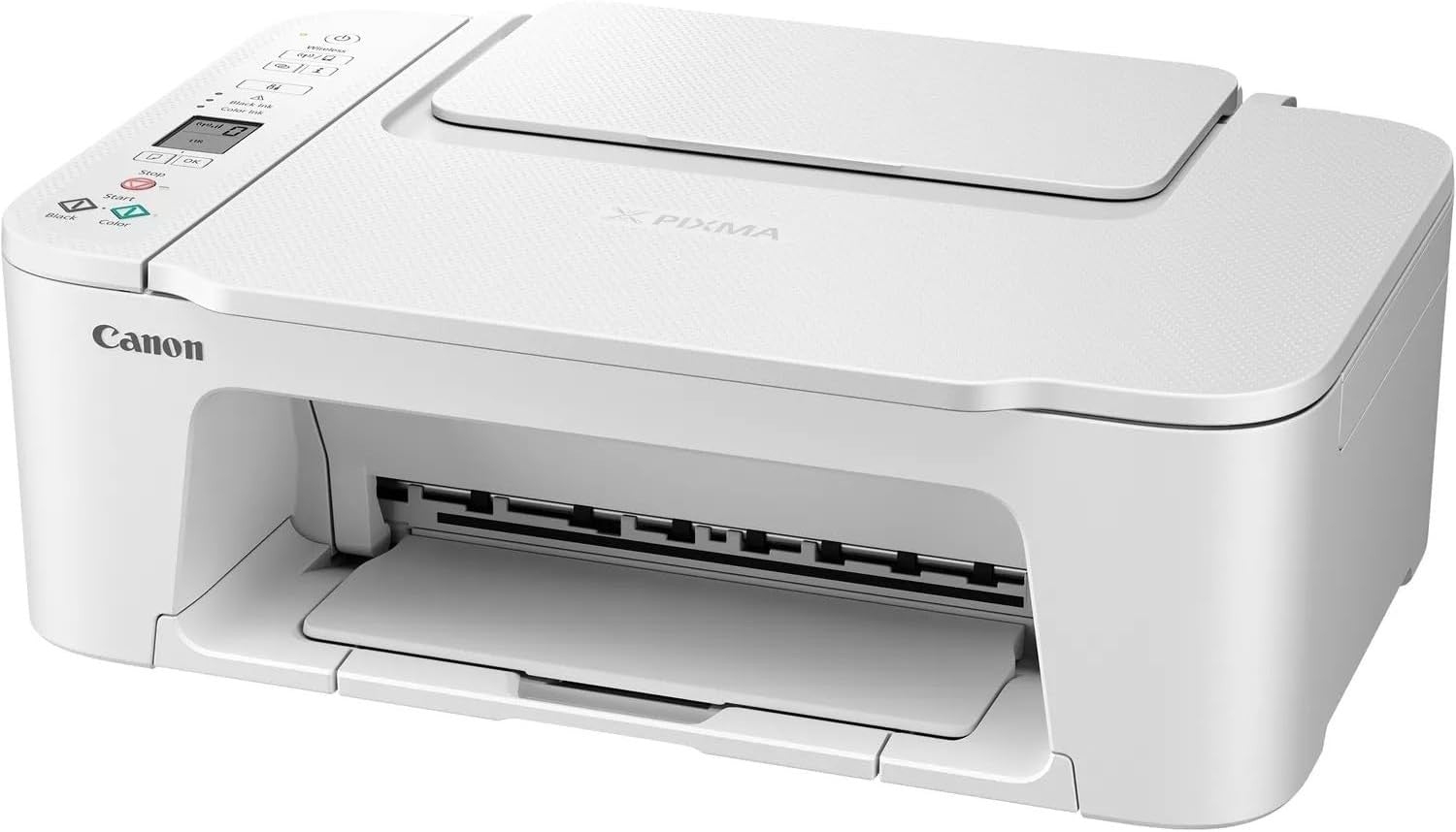 Compact Colour Inkjet Printer Copier Scanner White | Wi-Fi Home Office
