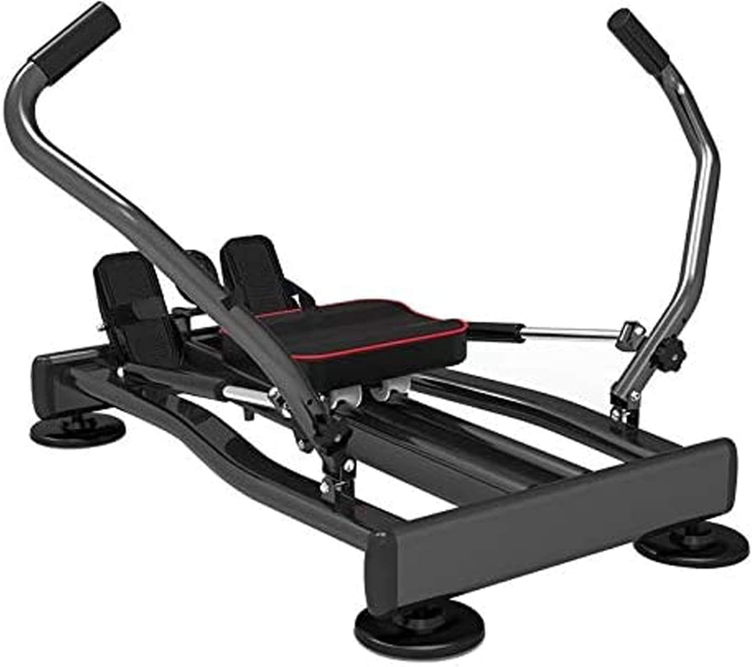 Commercial Foldable Rowing Machine Heavy-Duty Full Motion Rower LCD 350LB/200KG