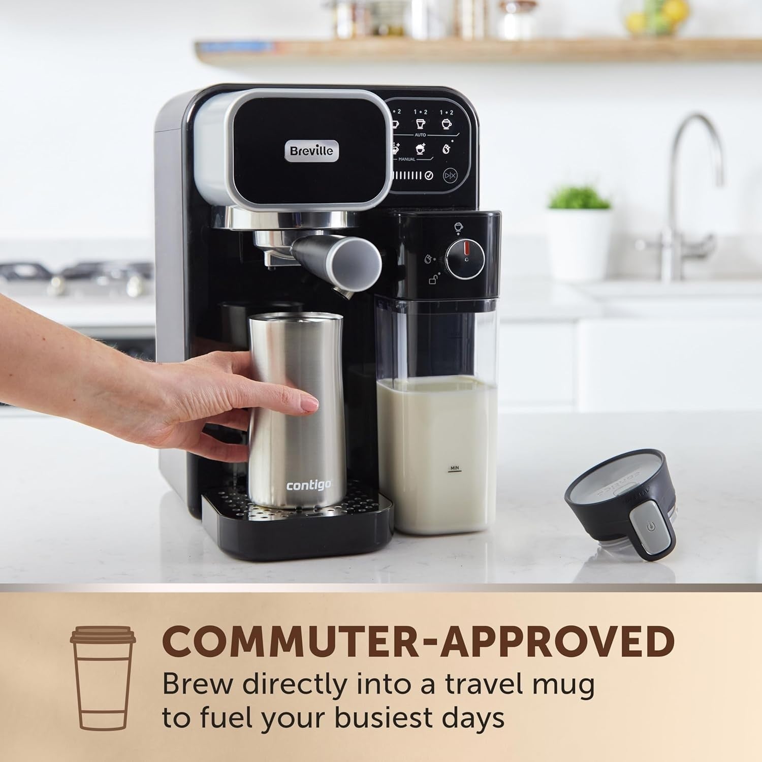 Espresso Coffee Machine | 19 Bar Italian Pump | Automatic Milk Frother