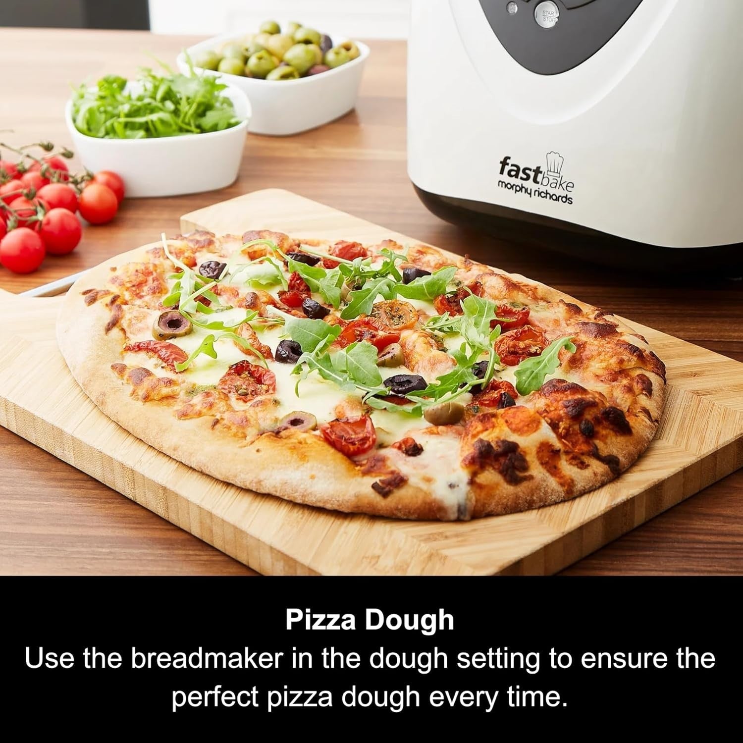 Fast Bake Breadmaker 1.5lb/2lb Loaf, 12 Programs, Delay Timer, Keep Warm