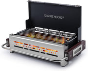 Stainless Steel Portable Charcoal BBQ Grill – Folding Heat-Resistant