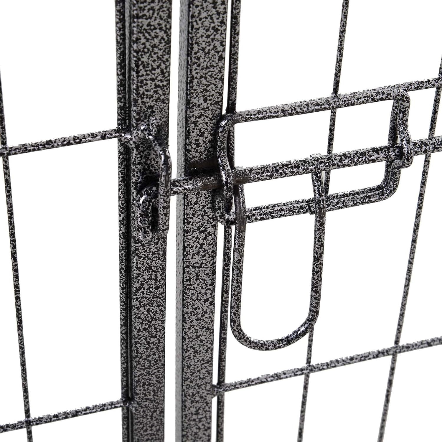 Heavy Duty Foldable Metal Pet Playpen 82x82x60cm Indoor Outdoor Kennel