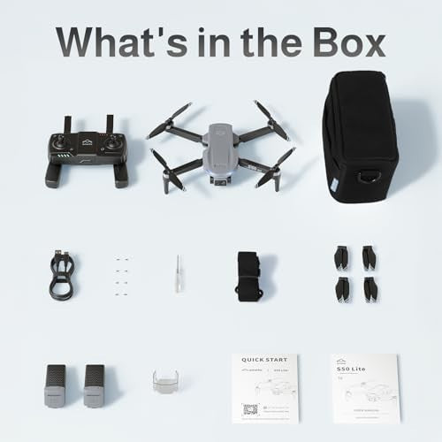 Ameta 4K GPS Drone for Kids & Adults, FPV Camera, 50-Min Flight