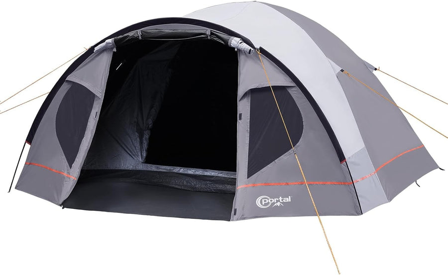 Portal 3-4 Person Blackout Camping Tent Waterproof Dome with Porch