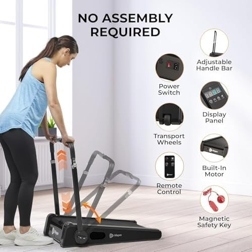 Compact Under Desk Walking Pad Mini Treadmill 2-Stage Incline