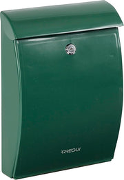 ockable Wall Mounted Letterbox Waterproof Rust-Free Plastic Mailbox Green
