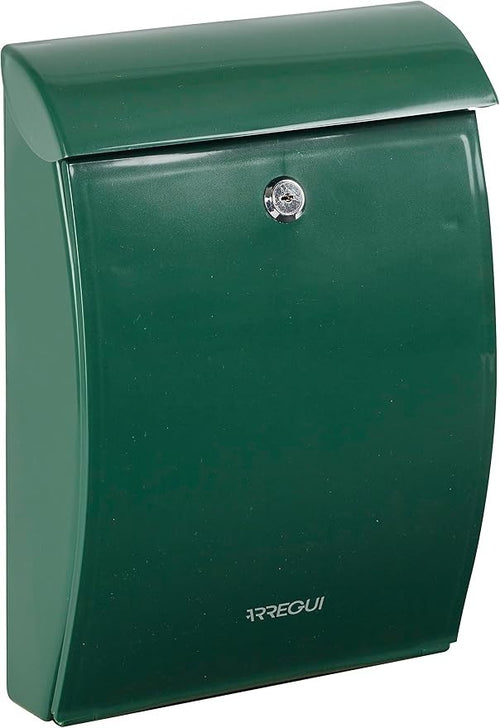 ockable Wall Mounted Letterbox Waterproof Rust-Free Plastic Mailbox Green