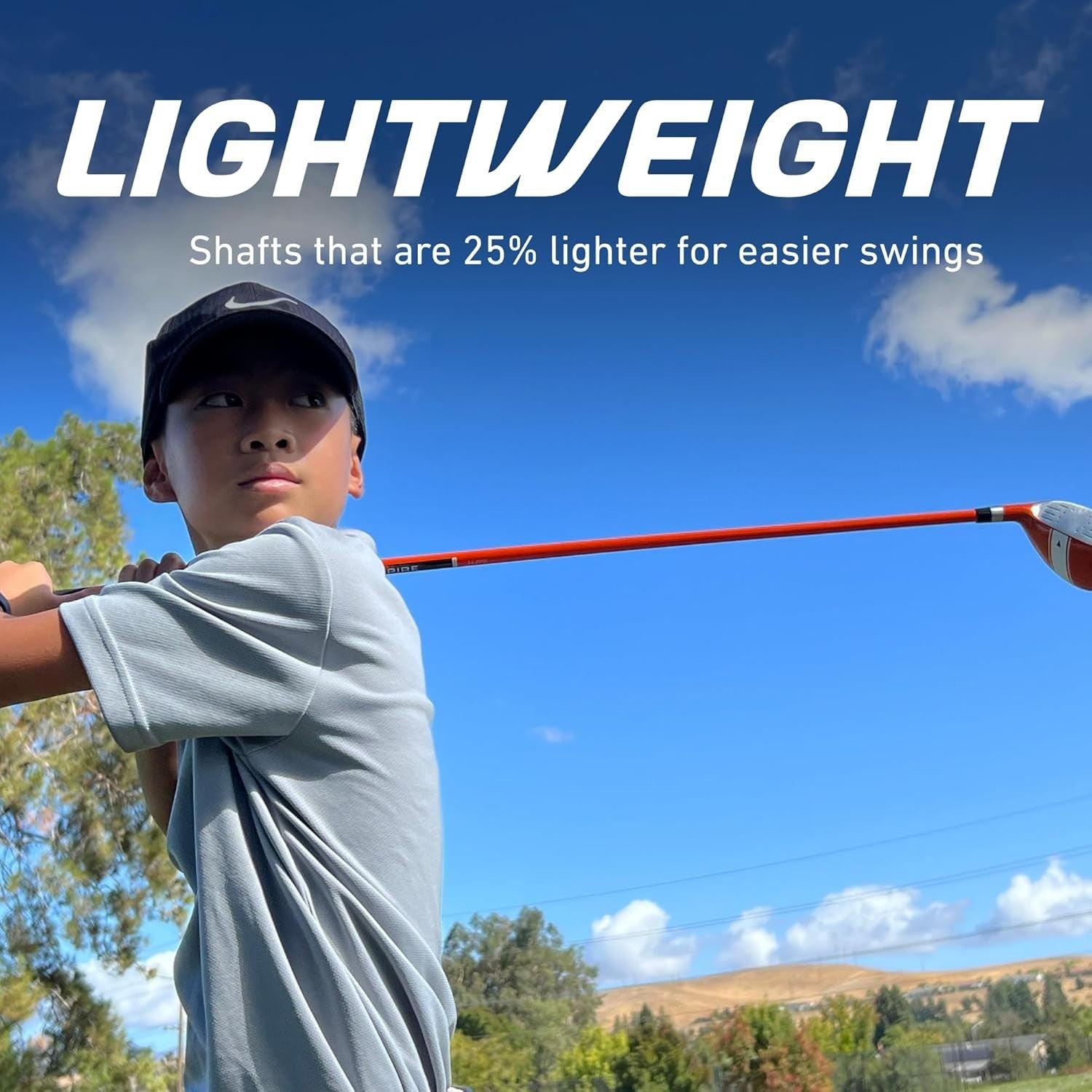 Junior Right Hand Golf Club Set Ages 9–12 Lightweight Forgiving Stand Bag