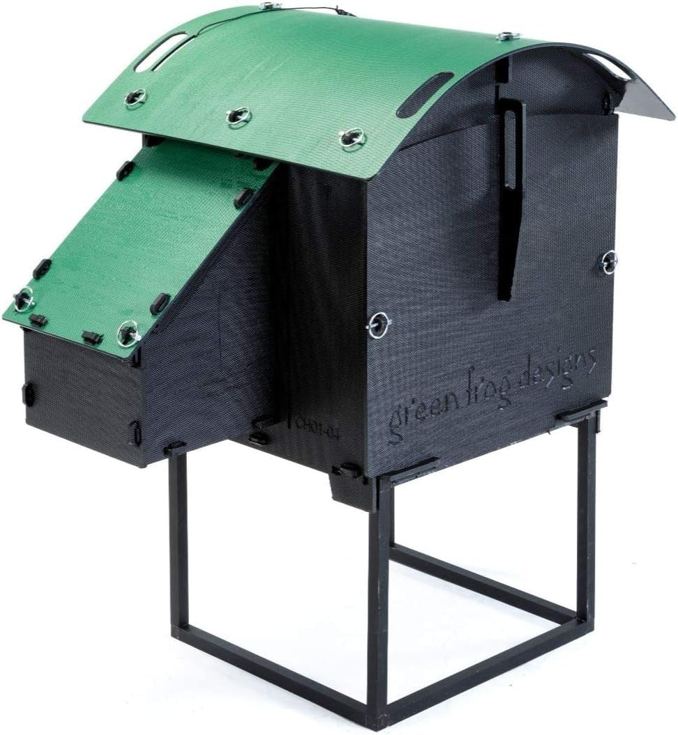 Small Chicken Coop Fox Proof Waterproof Recycled Plastic 2–4 Hens