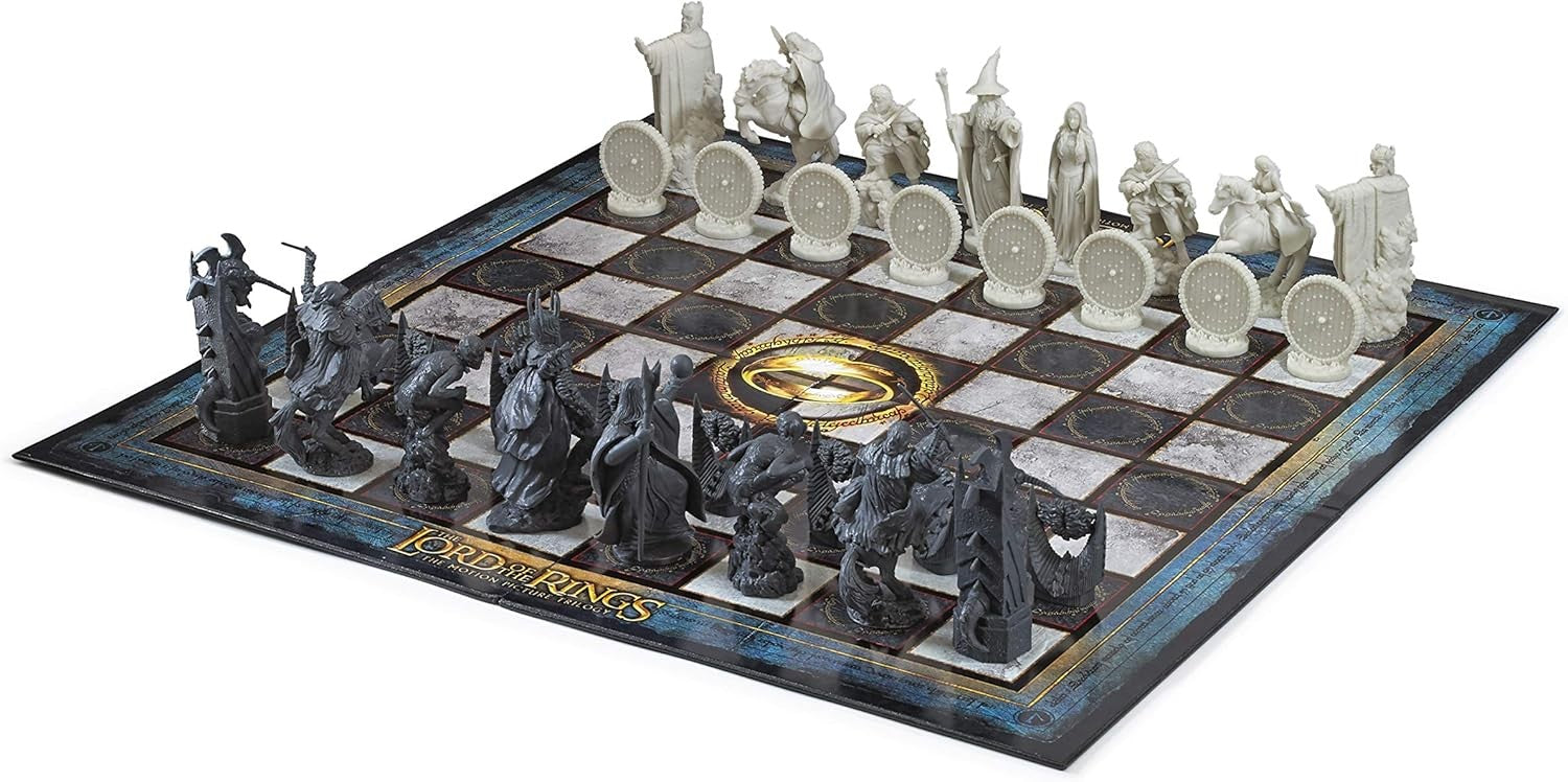 Lord of the Rings Middle Earth Chess Set Fantasy Battle Board Game Ages 8+